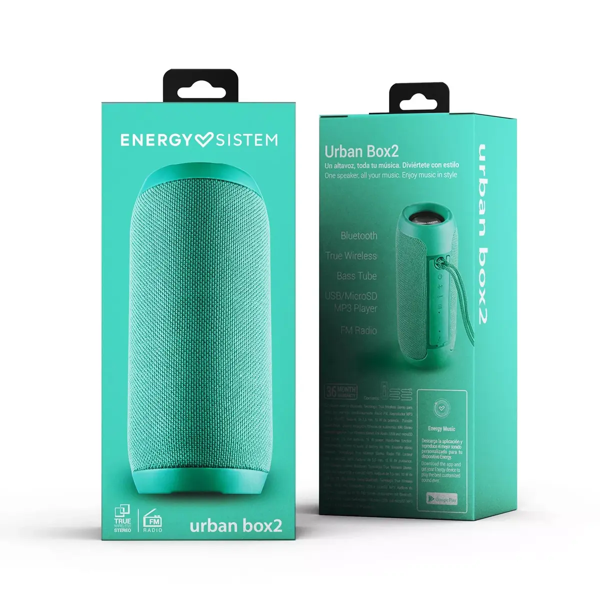 Стерео портативная колонка Energy Sistem Urban Box 2 449330 Photo 6