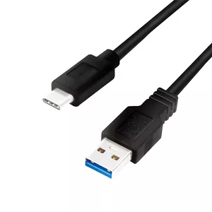 LogiLink CU0167 USB kabelis 0,5 m USB 3.2 Gen 1 (3.1 Gen 1) USB A USB C Melns
