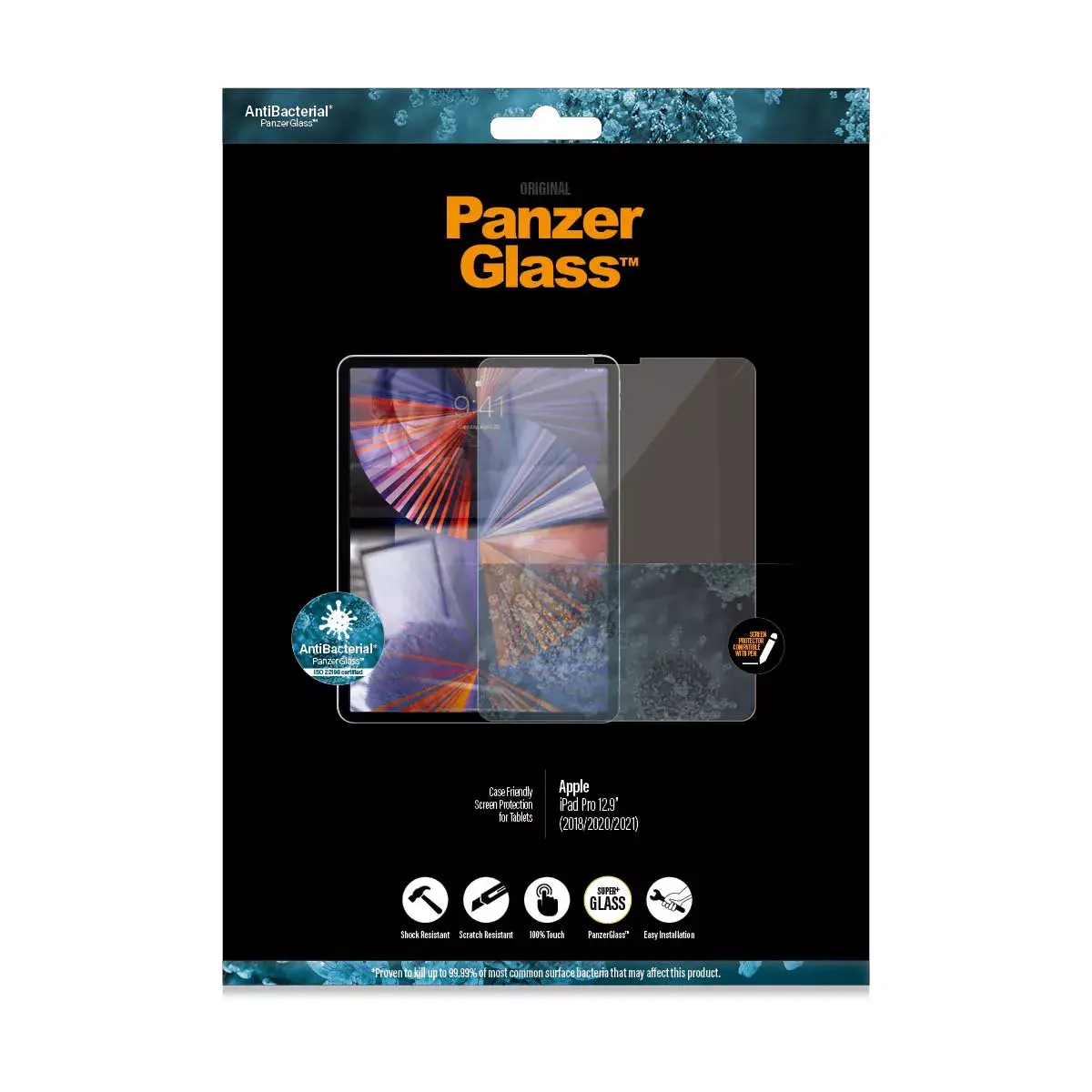 Защитное стекло PanzerGlass Apple iPad Pro 12.9" Photo 2