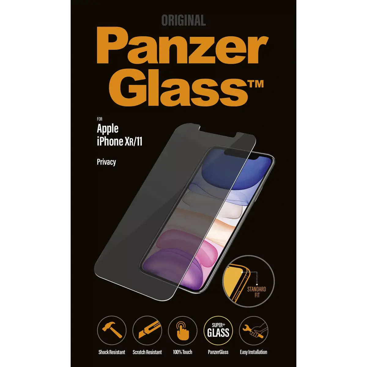 Защитное стекло PanzerGlass Privacy Apple iPhone 11 XR Photo 2