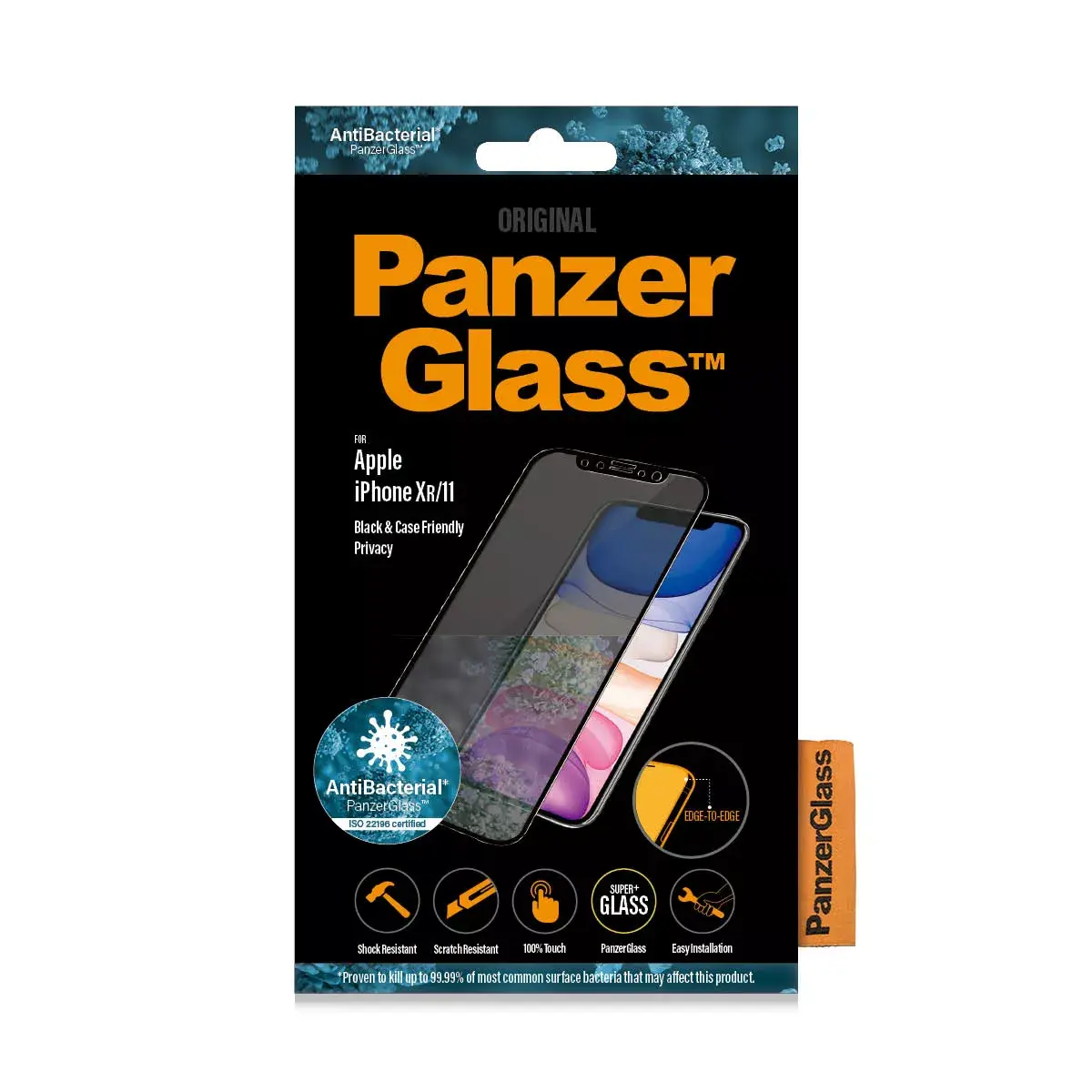 Privātuma ekrāna aizsargstikls PanzerGlass Apple iPhone 11 XR Photo 2