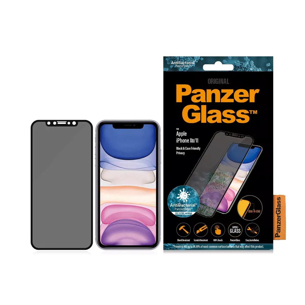 Privātuma ekrāna aizsargstikls PanzerGlass Apple iPhone 11 XR Photo 3