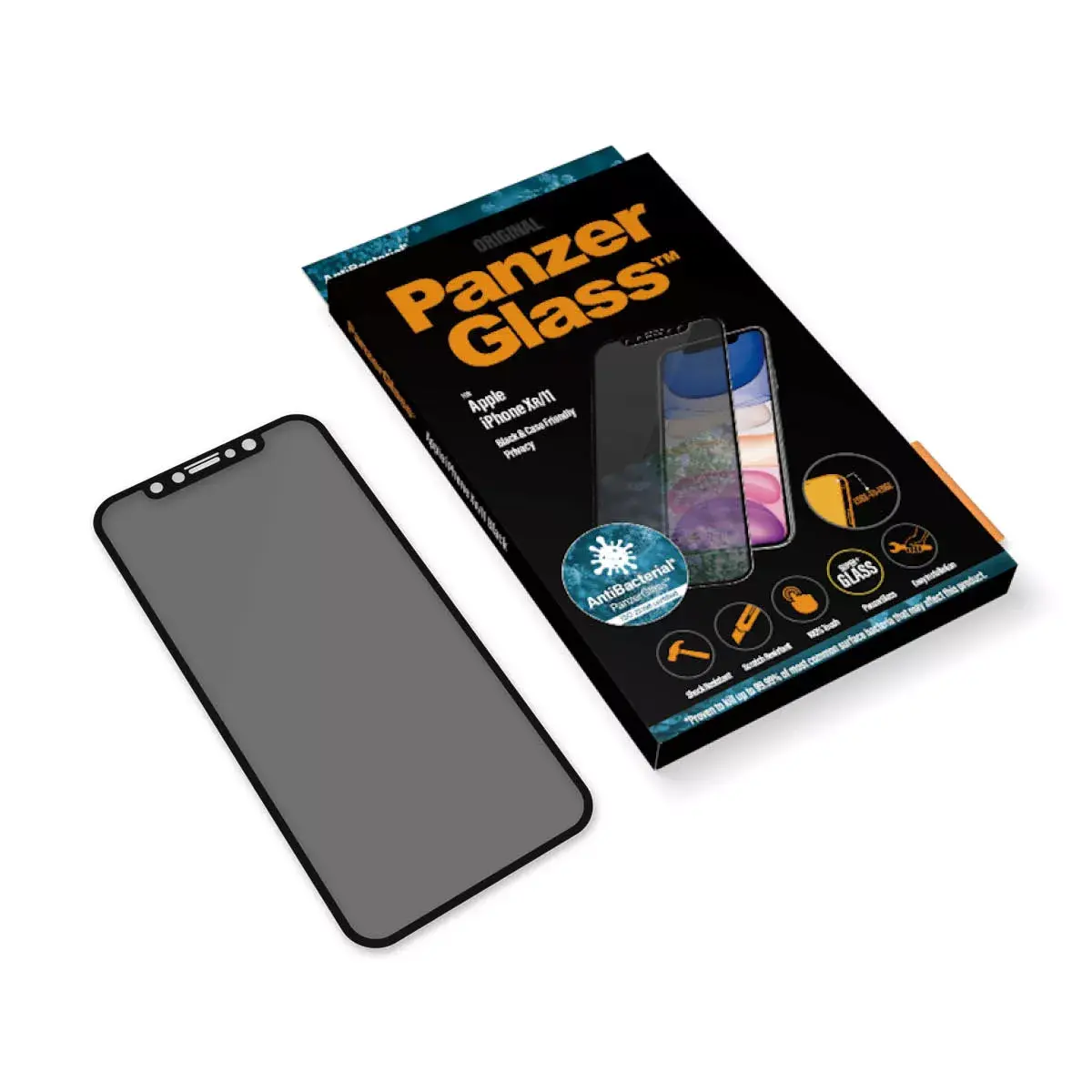 Privātuma ekrāna aizsargstikls PanzerGlass Apple iPhone 11 XR Photo 5