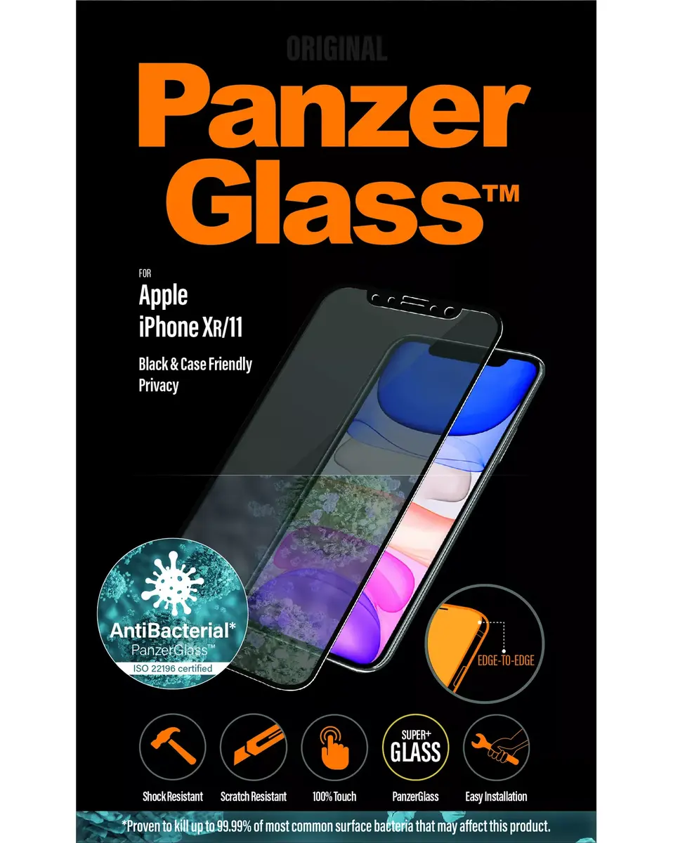 Privātuma ekrāna aizsargstikls PanzerGlass Apple iPhone 11 XR Photo 8