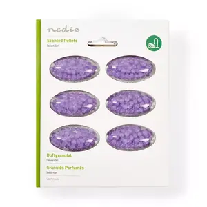 Aromāta kasetne Nedis VCFP112LAV — universāls putekļsūcēja piederums, violeta, 6 gab., 45×25×14 mm