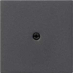 Wall plate / switch cover Gira 027428 Anthracite — conventional design, single-pack