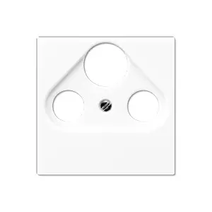 Satellite/TV/Radio Wall Plate Jung A 561 BFPLSAT WW White, thermoplastic, 1-gang
