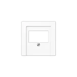 Cover plate for TAE socket Jung A 569 BFPLT WW White, thermoplastic, 1 pc