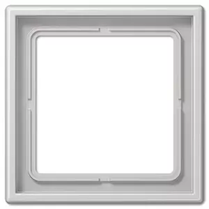 Wall-mounted switch/cover plate JUNG LS 981 LG — grey, IP44 protection
