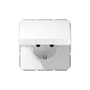 Outlet box JUNG CD 1520 BFKL WW — flush-mount connection box for Type F sockets, white