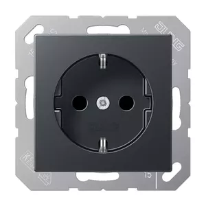 Коробка для розеток JUNG A 1520 BF ANM для Type F, чёрная