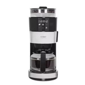 Drip coffee maker Caso Grande Aroma 100 — 1.4 L water tank, 10-cup capacity, black/stainless steel