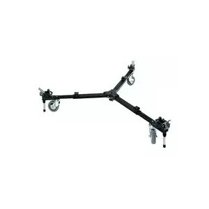 Trešdaļu ratiņi Manfrotto 127VS Variable Spread Basic, 3 kājas, maksimālais augstums 124 mm, 3,4 kg, melns
