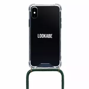 Lookabe Necklace iPhone X/Xs gold green loo013