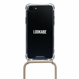 Lookabe Kaklarota iPhone 7/8 zeltīta, nude krāsas loo006