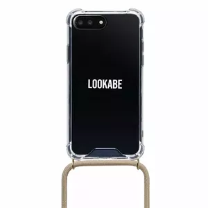 Ожерелье Lookabe для iPhone 7/8+ золото нюд loo007