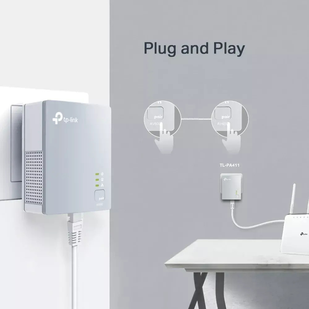 Powerline adapteris TP-Link AV500 Nano Photo 3
