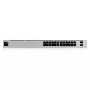 Ubiquiti UniFi Pro 24-Port PoE Управляемый L2/L3 Gigabit Ethernet (10/100/1000) Питание по Ethernet (PoE) 1U Серебристый