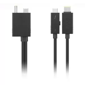 Lenovo 4X90U90616 USB grafiskais adapteris Melns