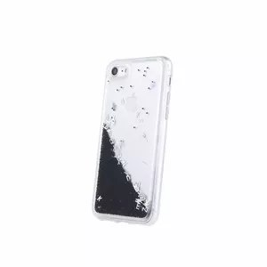 Чехол TPU iLike для iPhone 11 — чёрный с жидкими буквами