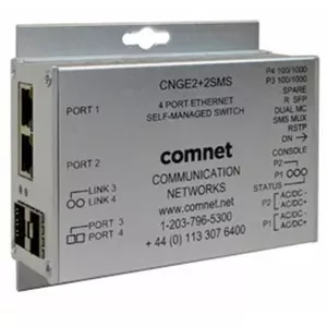 Slēdzis ComNet Intelligent Self Managed Ring CNGE2+2SMSPOEHO 2 PoE portas