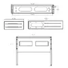 Wall mounted rack InLine 19102D Photo 4
