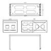 Wall mounted rack InLine 19" 4U Photo 4