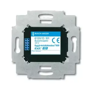 Wall switch cover plate Busch-Jaeger 6120/12-101 metallic 71×71 mm