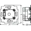 Busch-Jaeger 6120/12-101 switch cover plate Photo 2