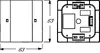 Кнопочный сенсор Busch-Jaeger 6125/01-84 KNX Photo 2