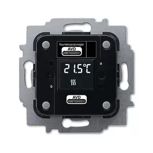 Heating actuator Busch-Jaeger 6224/2.0, flush-mounted, 24 V, LCD, 71×71×30 mm