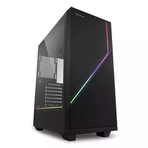 Sharkoon RGB FLOW Midi Tower Melns