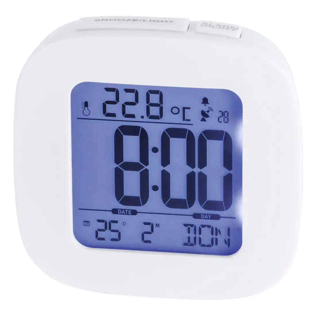 Hama RC 45 Digital Alarm Clock White Photo 3
