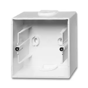 Cable tray Busch-Jaeger 2CKA001799A0897, white, 80×43×80 mm