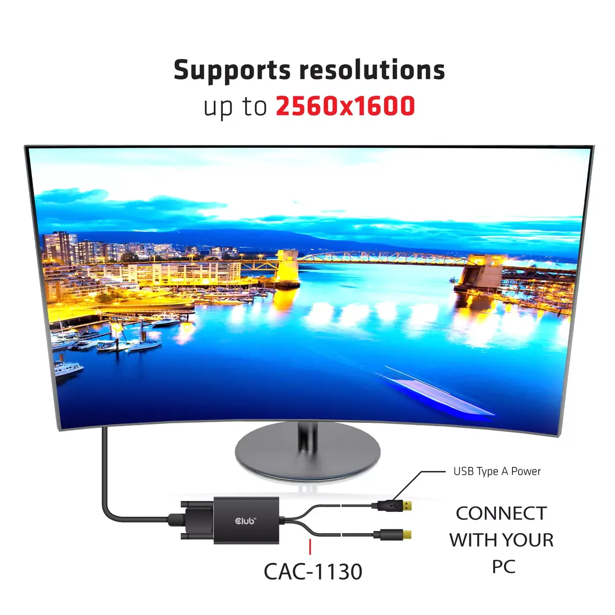 Адаптер MiniDisplayPort 1.2a CLUB3D CAC-1130 Photo 6