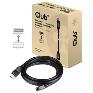 DisplayPort Extension Cable CLUB3D 8K60Hz DSC 1.2 HBR3 3m