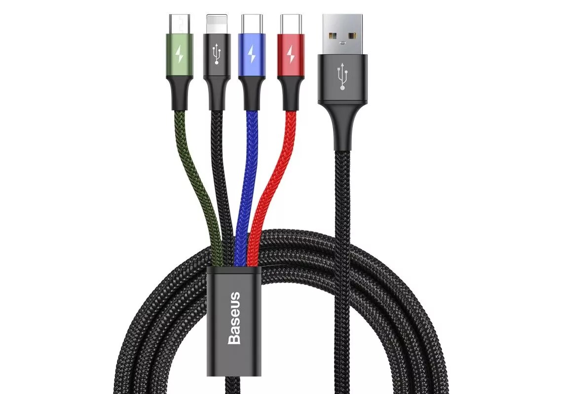 Datu kabelis Baseus CA1T4-B01, USB-A uz