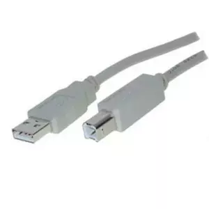 USB cable ShiverPeaks BS77023 3m USB 2.0 A to B Grey