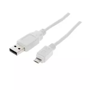 USB кабель ShiverPeaks BS77180-W 0.5м USB 2.0 Micro-USB B белый