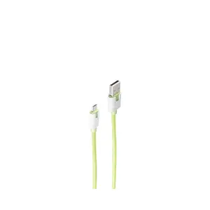 USB кабель ShiverPeaks BS14-50003 0.3м USB A Micro-USB B Зеленый