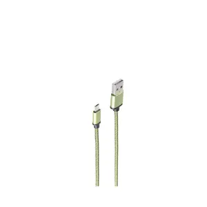 USB Cable ShiverPeaks BS14-50115 0.9m USB A Micro-USB B Green