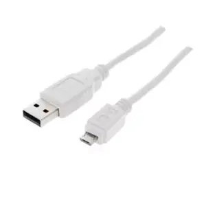 USB Cable ShiverPeaks BS77182-W 1.8m USB 2.0 Micro-USB B White