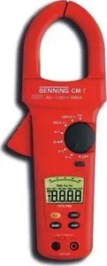 Strāvas knaibles Benning CM7 digitālas AC/DC līdz 1000 A (modelis 044059)