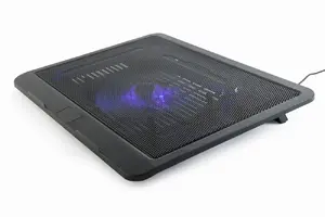 Gembird NBS-1F15-04 Laptop Cooling Pad with 1 Fan for 15-inch Screens Black ABS Synthetics