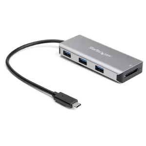 USB C Хаб StarTech.com 3 Порта 10Gbps с Читателем SD Карт