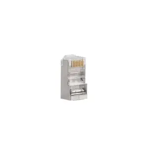 Коннектор LANBERG RJ-45 PLS-5000EZ, Cat5e, F/UTP (FTP), серый, 100 шт.