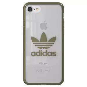 Adidas Clear Case Silikona Apvalks Priekš Apple iPhone 7 / 8 Caurspīdīgs - Zaļš (EU Blister)