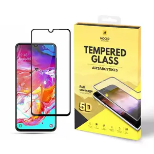 Tempered Glass Screen Protector Mocco for Samsung Galaxy A72/A80 Full Coverage with Frame, Black