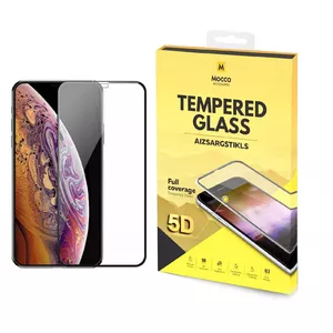 Ekrāna aizsargs Mocco Tempered Glass Full Glue 5D Signature Edition priekš iPhone 11 Pro — pilnīga pārklājuma, melns