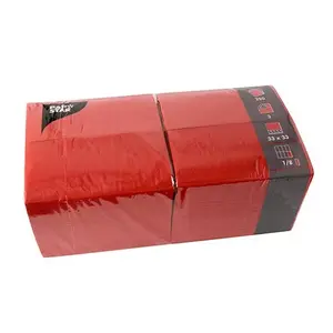 Paper napkins Papstar 84578 Red 250 pcs